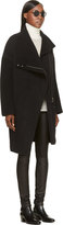 Thumbnail for your product : Helmut Lang Black Oversized Wool Coat