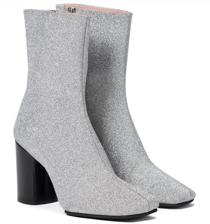 shoedazzle glitter boots