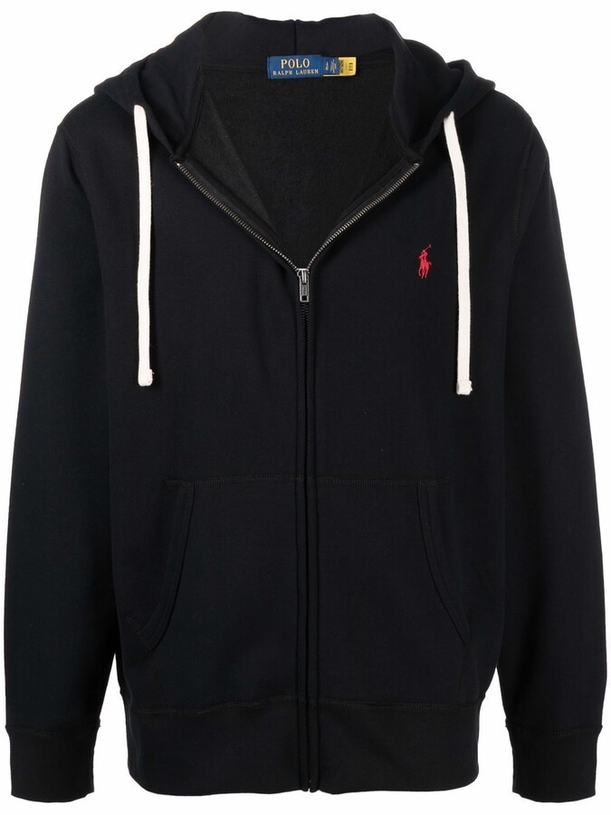 Polo Ralph Lauren Embroidered-Logo Zip-Up Hoodie - ShopStyle