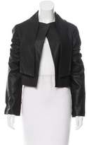 Thumbnail for your product : Veda Shawl-Collared Leather Jacket w/ Tags