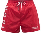 Thumbnail for your product : DSQUARED2 Icon-print Swim Shorts - Red