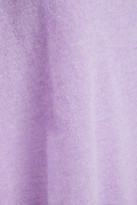 Thumbnail for your product : Autumn Cashmere Distressed Melange Cashmere Top