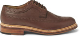 Thumbnail for your product : Grenson Sid Burnished-Leather Longwing Brogues
