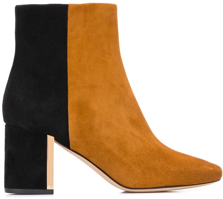 tory burch brown and black boots
