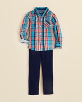 Thumbnail for your product : Andy & Evan Boys' Plaid Woven Shirt - Sizes 5-7