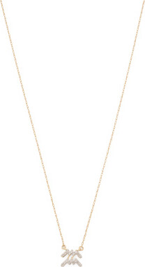 TJMAXX 14Kt Gold Diamond Zodiac Necklace, Diamond/Gold