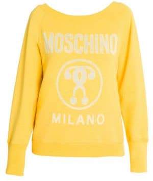 Moschino Roundneck Long Sleeve Logo Sweatshirt