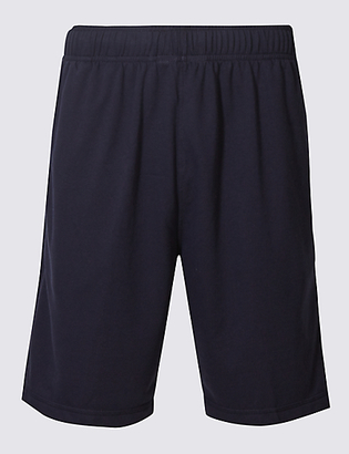 M&S Collection Elastic Waist Sweat Shorts