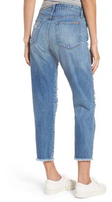 Joe's Jeans Smith Rhinestone Crop Boyfriend Jeans
