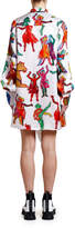 Thumbnail for your product : Stella McCartney Beatles-Print Scarf-Neck Dress
