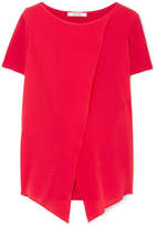 Max Mara - Layered Silk-georgette And Stretch-jersey Top - x small