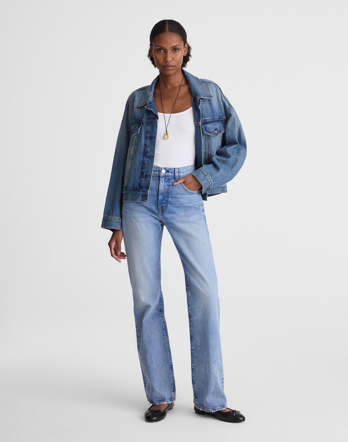 Madewell Petite Relaxed Bootcut Jeans