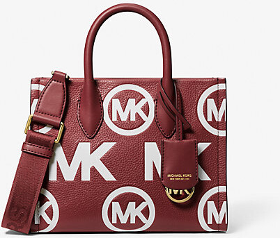 Michael Kors Mirella Small Striped Canvas Crossbody Bag - Pink Crossbody  Bags, Handbags - MIC185349