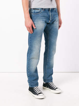 Philipp Plein faded straight-leg jeans