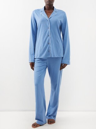Cecilia organic Pima cotton-jersey pajama set