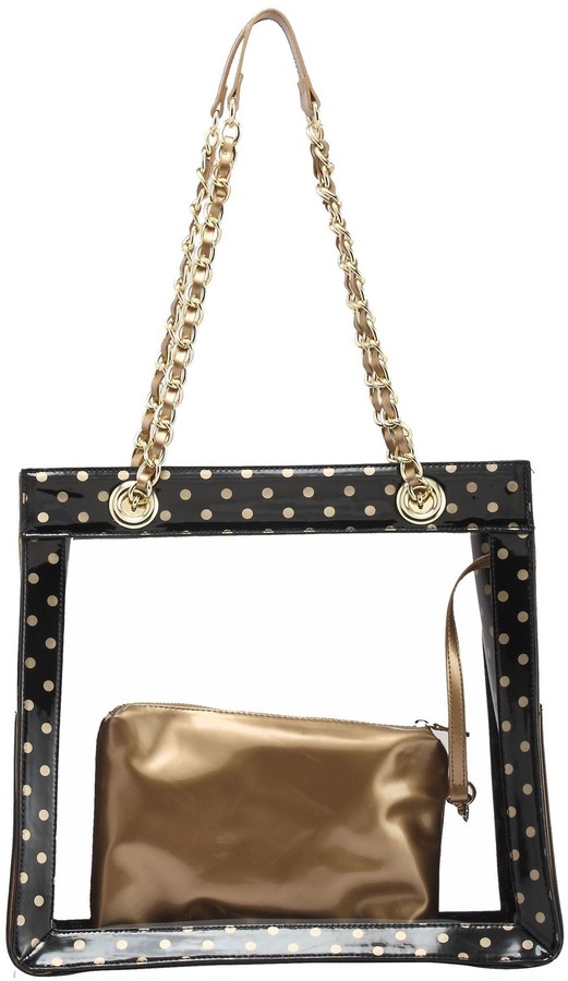 designer clear stadium bags