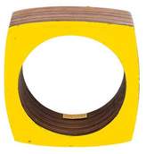 Thumbnail for your product : DSQUARED2 Lacquered Wood Square Bangle
