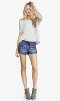 Thumbnail for your product : Express 2 Inch Denim Runner Shorts
