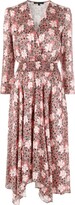 Floral-Print Midi Dress 