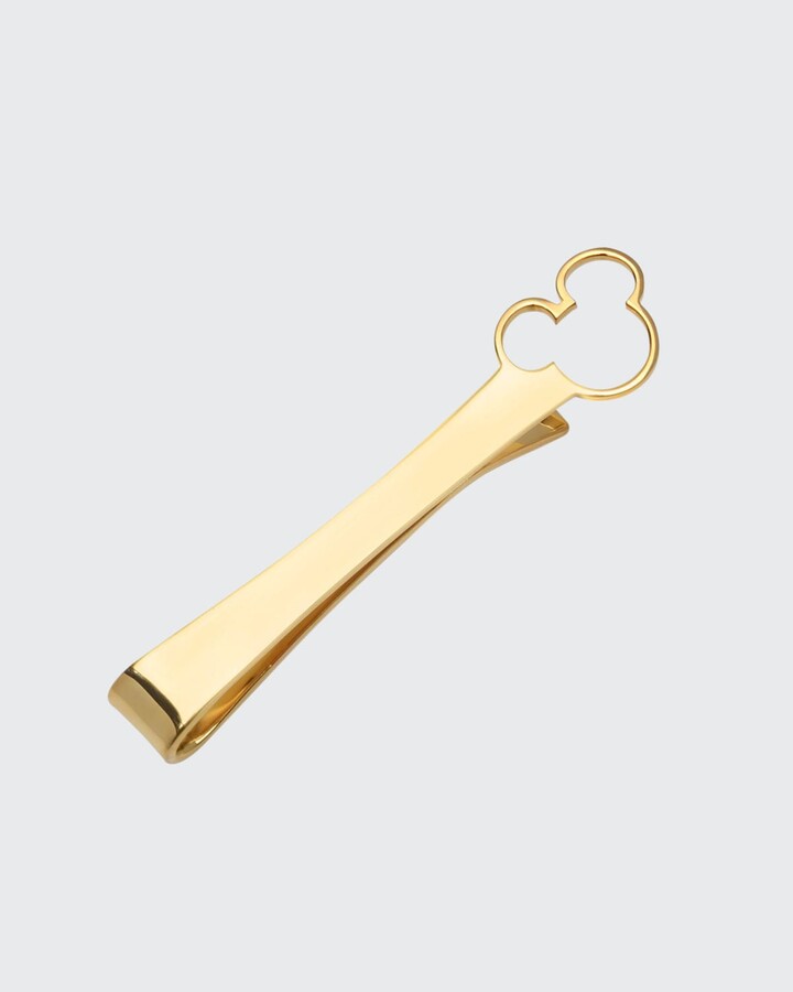 Cufflinks Inc. 90th Anniversary Mickey Mouse Disney Silhouette Tie Bar