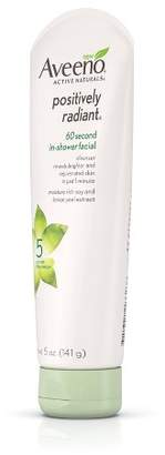 Aveeno Positively Radiant 60 Second Soy Extract Shower Facial Cleanser - 5oz