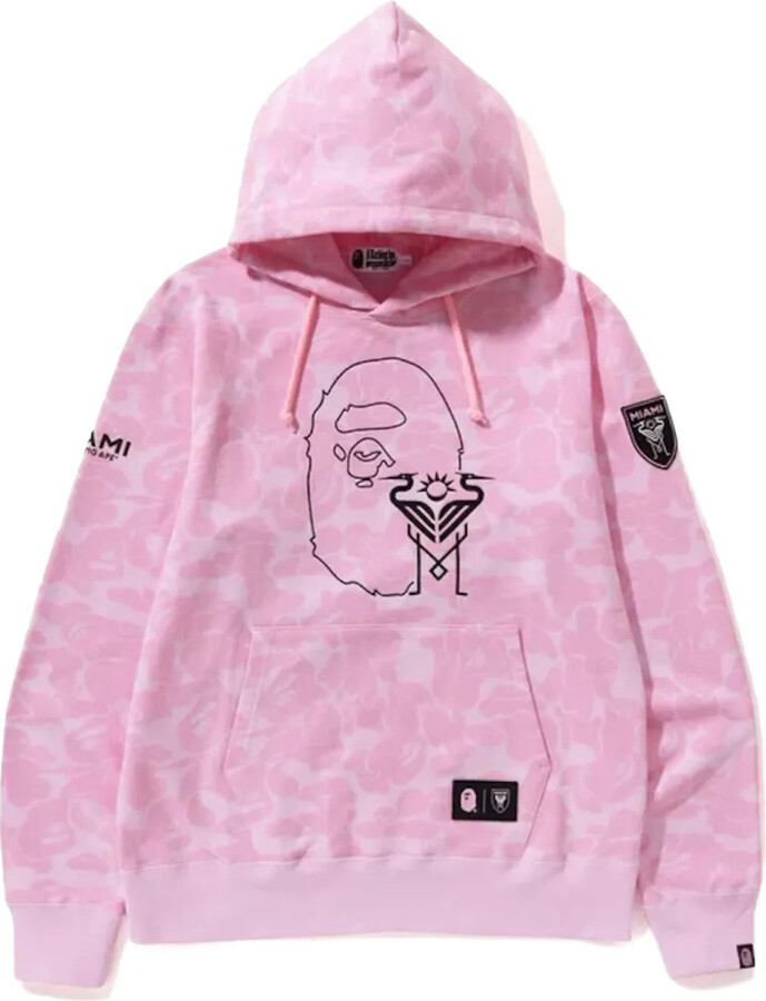 A Bathing Ape x BAPE Inter Miami CF camo hoodie