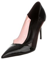Thumbnail for your product : Stella McCartney Pointed-Toe PVC Pumps