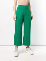 Thumbnail for your product : Kenzo cropped pleat trousers