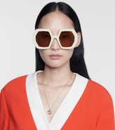 Thumbnail for your product : Gucci Hexagonal sunglasses