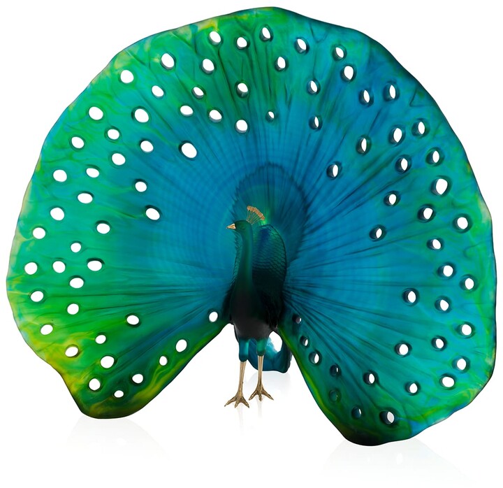 "Parade du Paon" Peacock Figurine by Madeleine van der Knoop