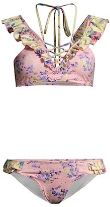 loveshackfancy devi bikini set