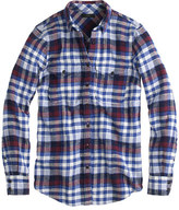 Thumbnail for your product : J.Crew Boyfriend flannel shirt in deep sea plaid