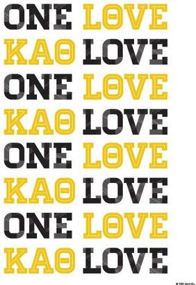 Dormify Kappa Alpha Theta One Love Print