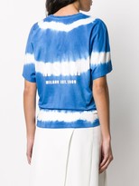 Thumbnail for your product : MSGM tie-dye knotted T-shirt