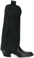 Thumbnail for your product : Bruno Bordese Tall Panelled Boots