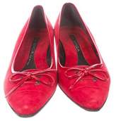 Thumbnail for your product : Via Spiga Suede Pointed-Toe Pumps