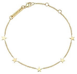 Zoë Chicco 14k Gold Block Initial Bracelet - ShopStyle