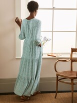 Thumbnail for your product : Boden Meadow Spot Blouson Tiered Maxi Dress, Green