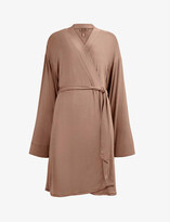 Thumbnail for your product : SKIMS Sleep belted stretch-jersey robe