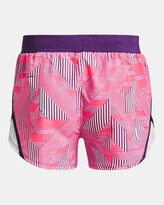 Thumbnail for your product : Under Armour Girls' UA Fly-By Printed Shorts