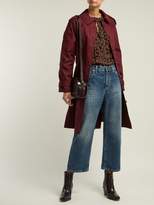Thumbnail for your product : A.P.C. Lune Cotton Trench Coat - Womens - Burgundy