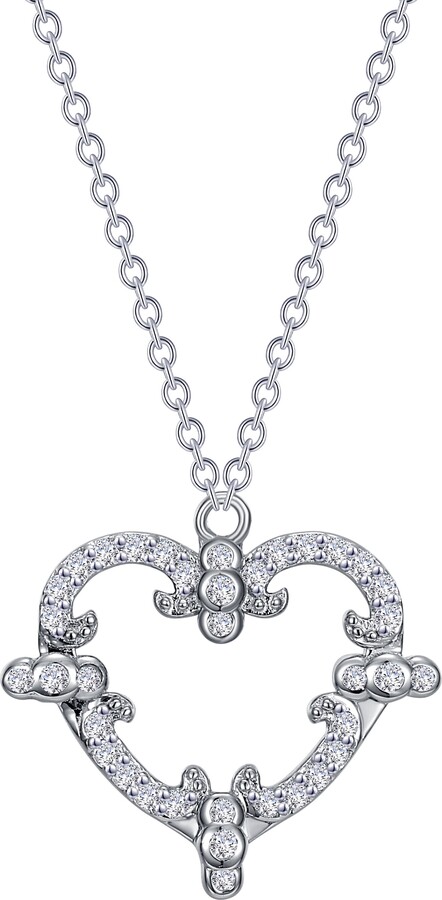 Lafonn Simulated Diamond Heart Pendant Necklace