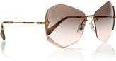 Thumbnail for your product : Miu Miu Hexagonal-frame sunglasses