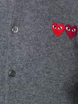 Thumbnail for your product : Comme des Garcons Play double heart logo cardigan