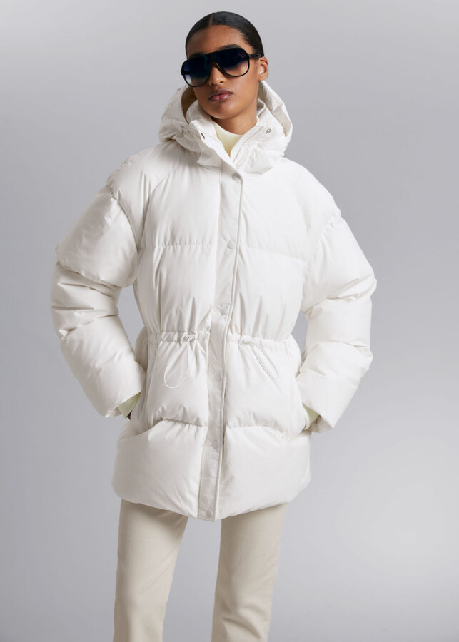 And other stories Oversized Hooded Down Puffer Jacket ShopStyle