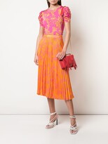 Thumbnail for your product : Tanya Taylor Jeana pleated midi skirt