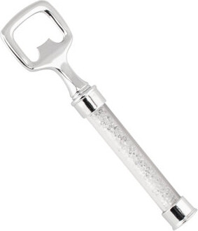 Sparkles Home Vetrina | Crystal-Filled Glass & Stainless Steel Bottle Opener | Rust Resistant Gift