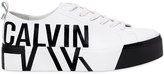 Calvin Klein Baskets En Cuir Avec Logo Imprimé 