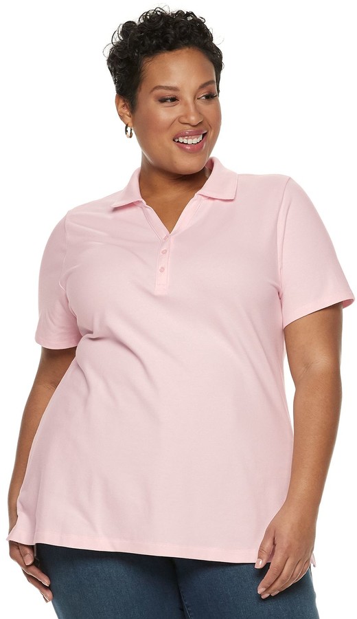 Croft & Barrow Plus Size Polo Shirt ShopStyle