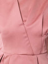 Thumbnail for your product : Rochas short sleeve satin gown